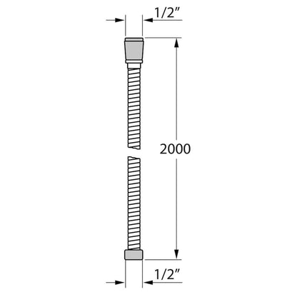 Tiger Fluxhose 200 cm Chrome