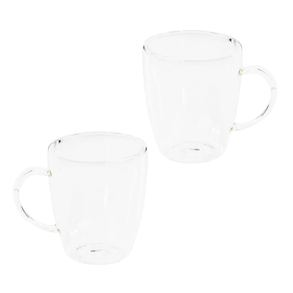 HI Cappuccino Glass Set 2 pcs 270 ml Transparent