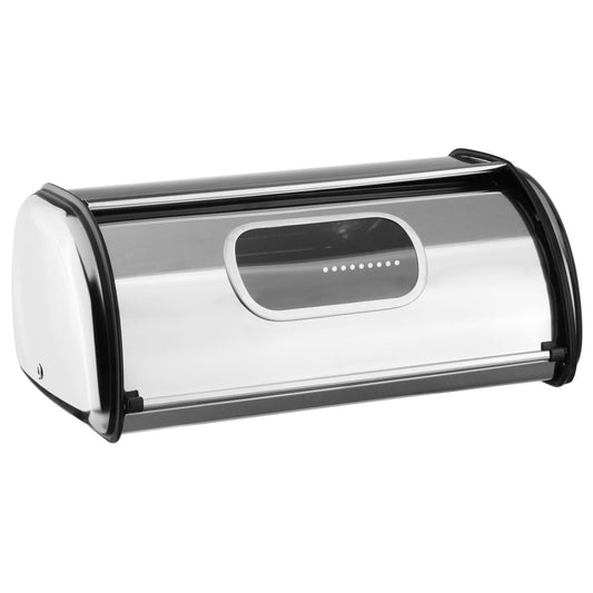 HI Bread Bin Silver 35.5x23x14.5 cm 11 L