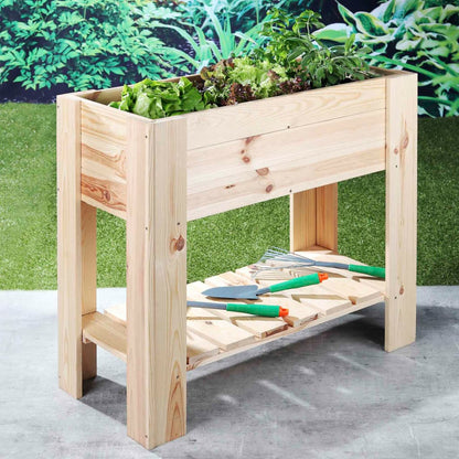 HI Raised Bed 92x41x80 cm Pine Wood