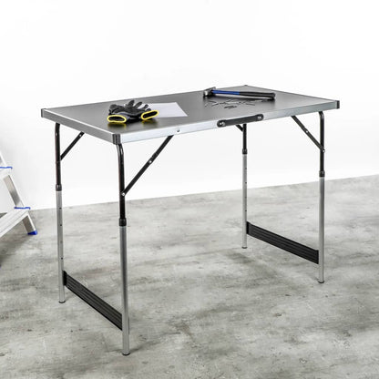 HI Folding Table 100x60x94 cm Aluminium