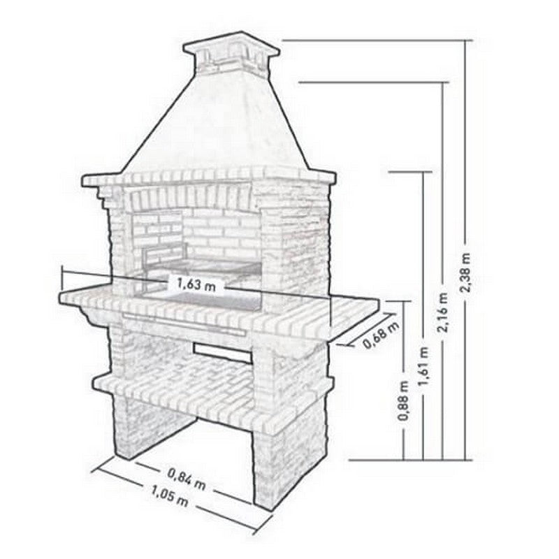 Mediterrani Masonry Garden Outdoor Oven by Movelar