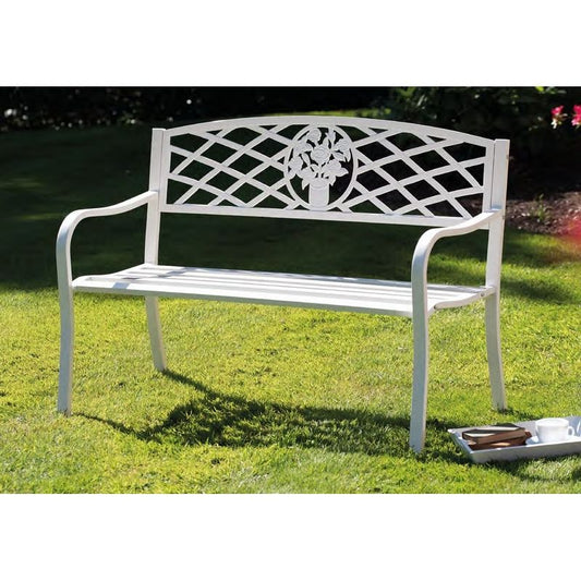 Coalbrookdale Garden Bench by Greenhurst - 2 Seats