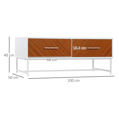 Homcom Modern Coffee Table for Living Room