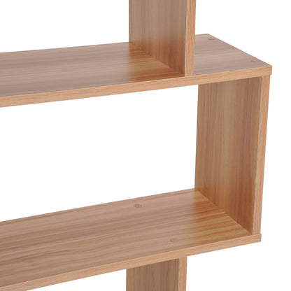 Homcom 6-Tier S-Shaped Shelf Unit