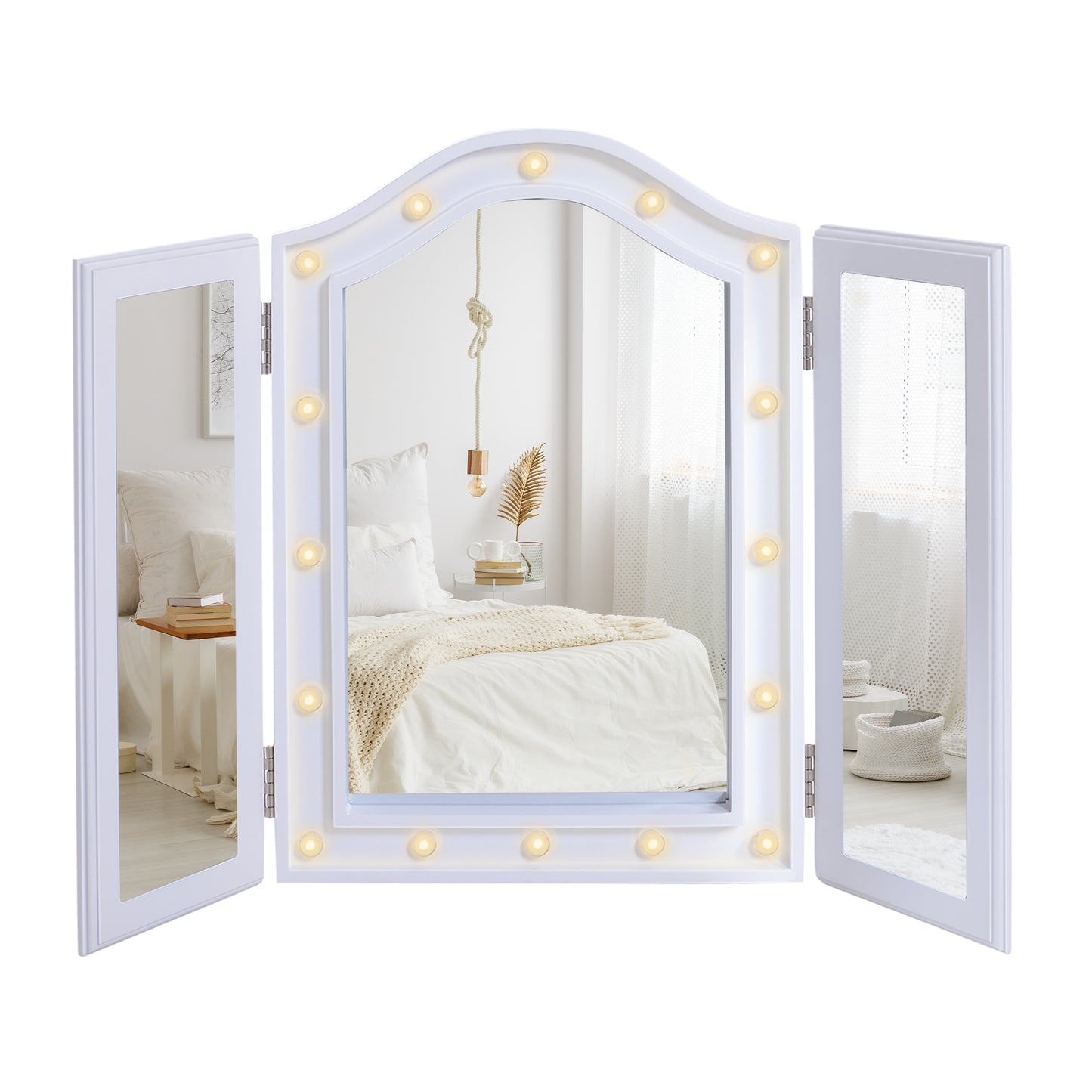 Homcom Trifold Freestanding Mirror