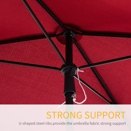 Outsunny Garden Parasol Umbrella