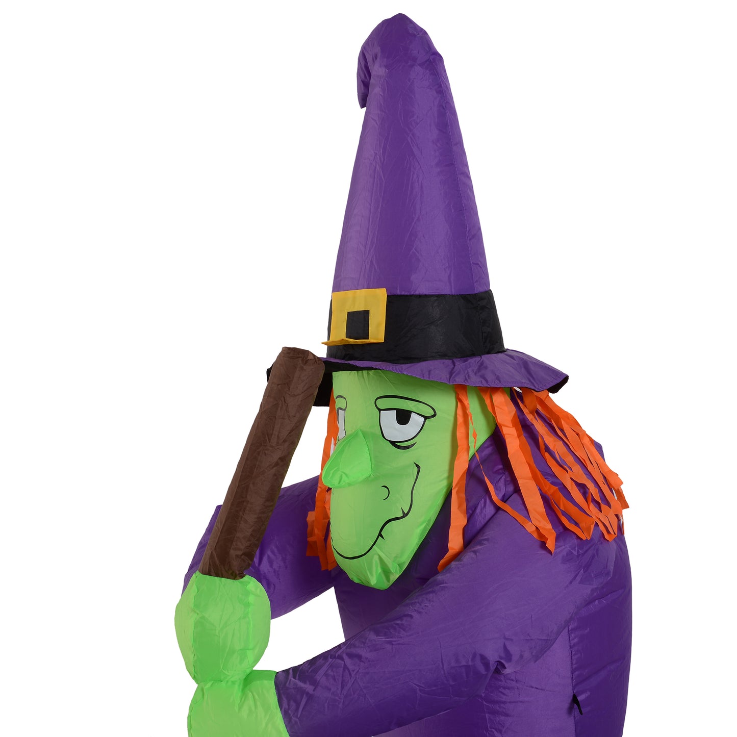 Homcom 1.8H m Inflatable Witches Halloween Decoration