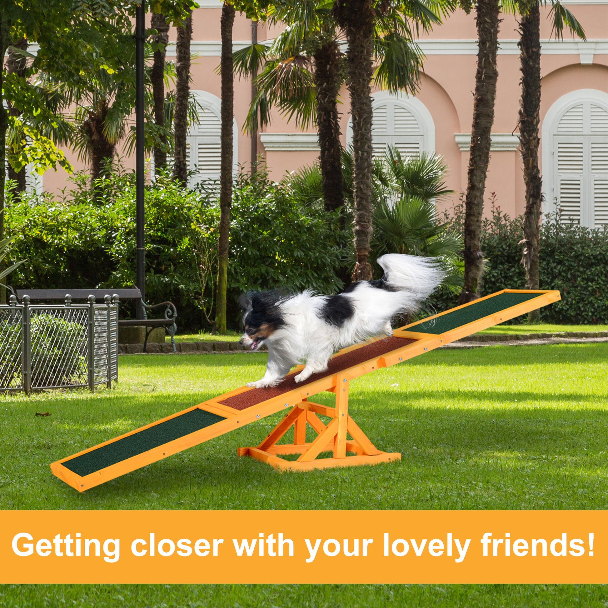 PawHut Pet Obedience Training Seesaw For Dog Agility