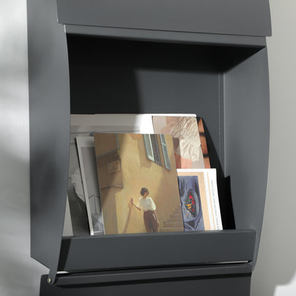 Homcom Wall Mounted Letter Box