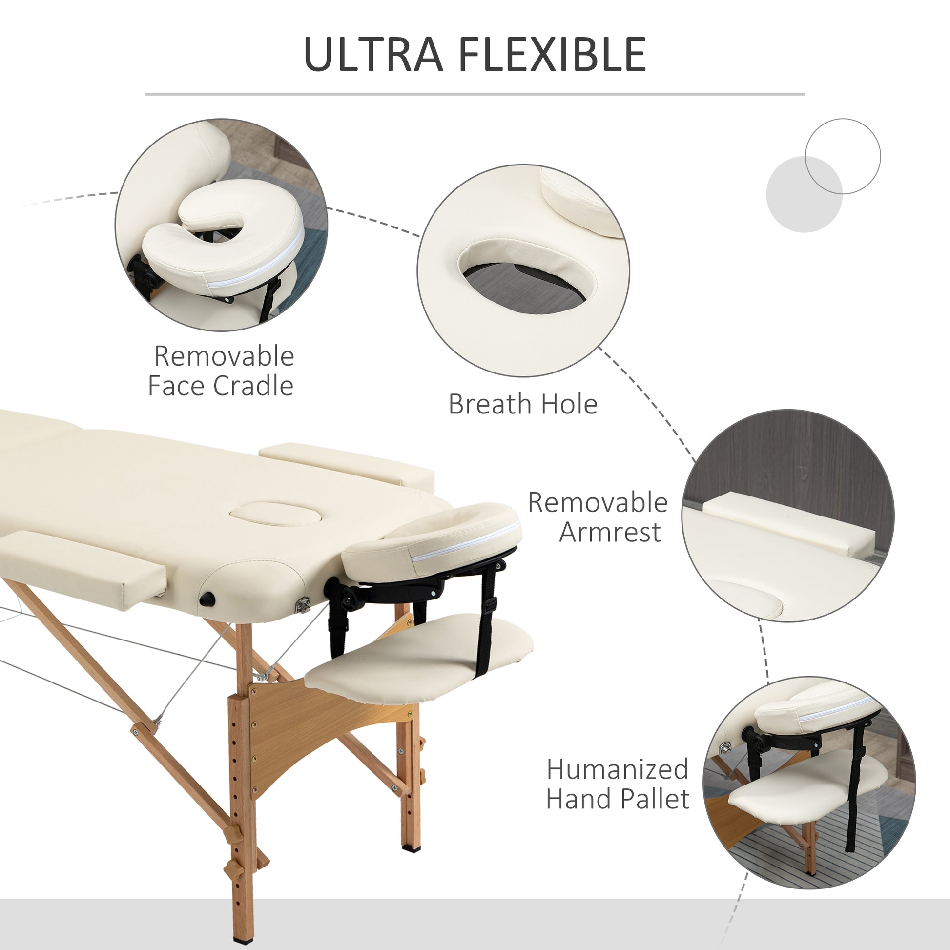 Homcom Portable Massage Bed