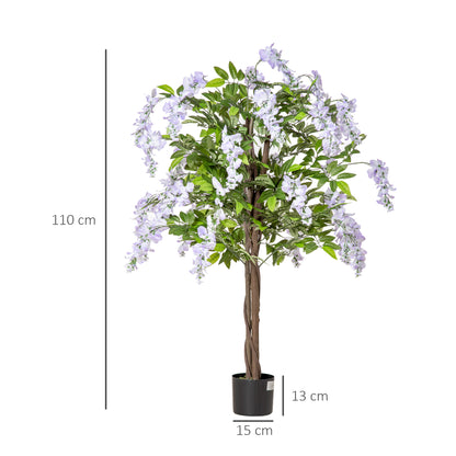 Homcom Artificial Wisteria Flower Tree
