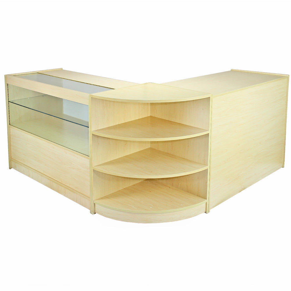 Nova Maple Shop Counter & Retail Display Set