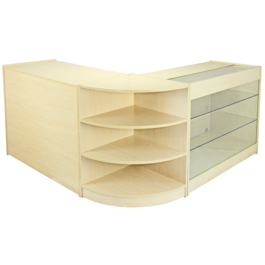 Titan Maple Shop Counter & Retail Display Set