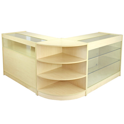 Aquarius Maple Shop Counters & Retail Display