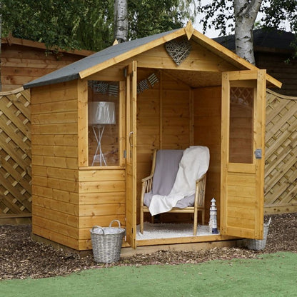 Mercia Bournemouth 7' 4" x 5' 8" Apex Summerhouse - Premium Dip Treated Shiplap