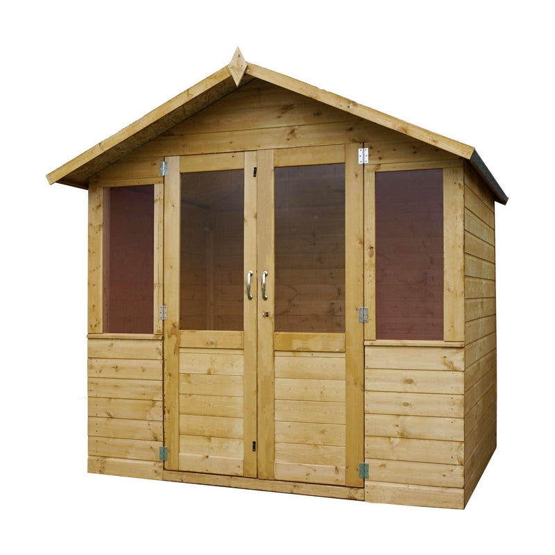 Mercia Bournemouth 7' 4" x 5' 8" Apex Summerhouse - Premium Dip Treated Shiplap