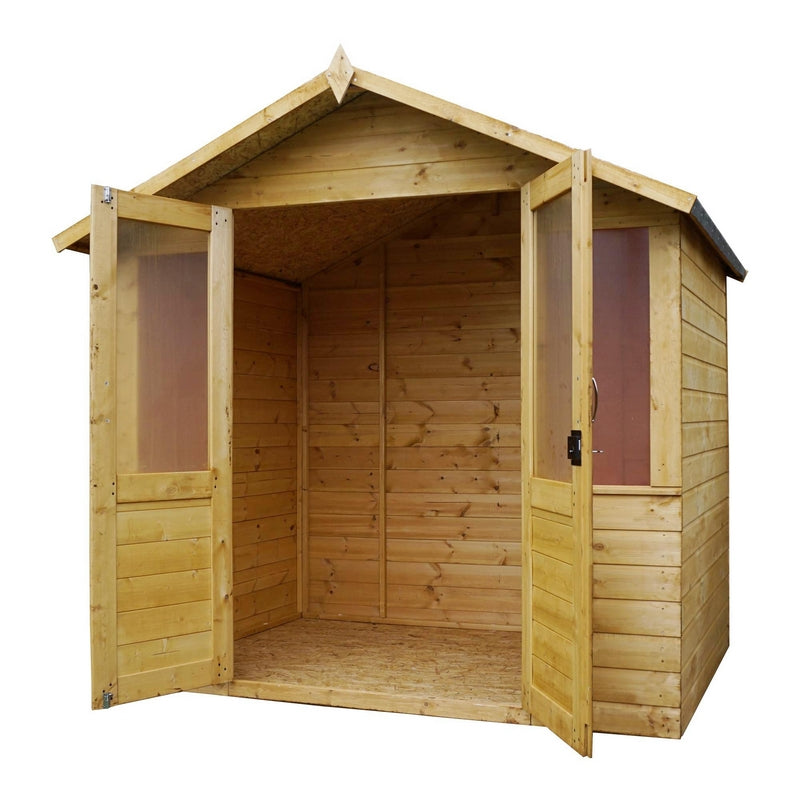 Mercia Bournemouth 7' 4" x 5' 8" Apex Summerhouse - Premium Dip Treated Shiplap