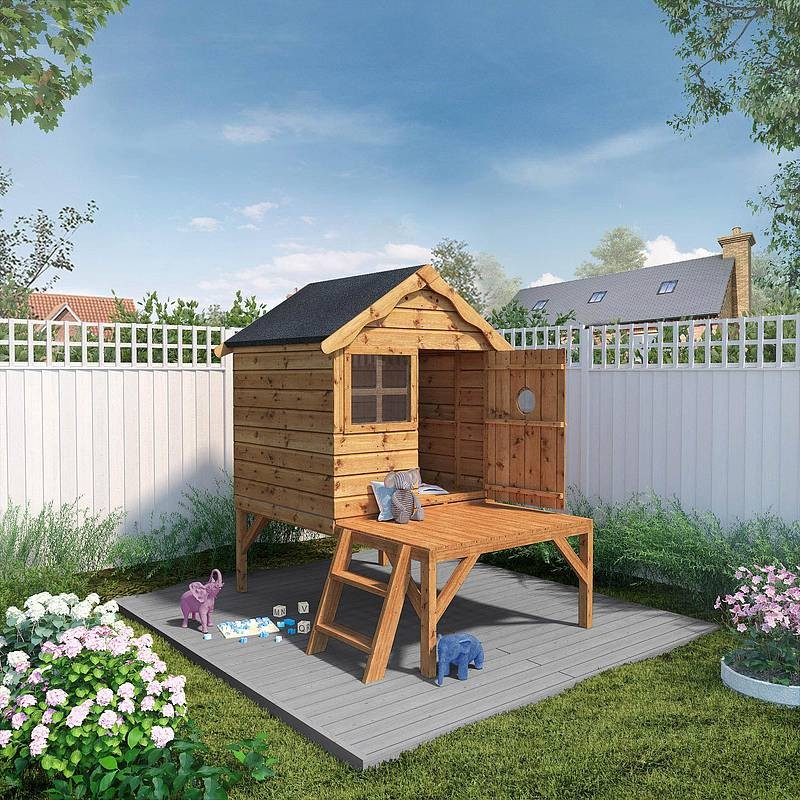 Mercia Snug 7' 1" x 6' 1" Apex Children's Playhouse - Premium Dip Treated Shiplap