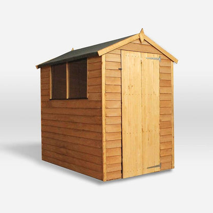 Mercia 4' 3" x 5' 10" Apex Shed - Budget Dip Treated Overlap