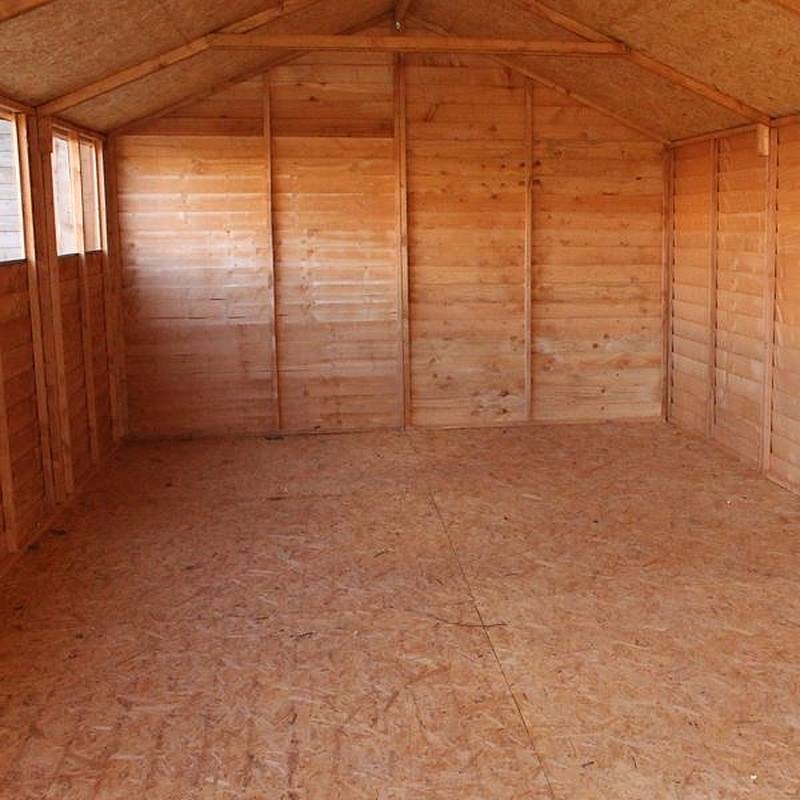 Mercia 10' 2" x 19' 9" Apex Shed - Budget Dip Treated Overlap