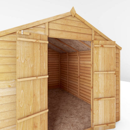 Mercia 8' 2" x 9' 10" Apex Shed - Budget Dip Treated Overlap