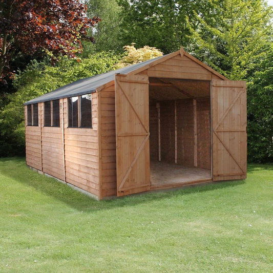 Mercia 10' 2" x 14' 10" Apex Shed - Premium Dip Treated Overlap