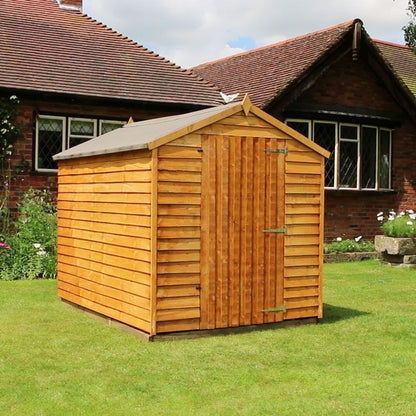 Mercia 6' 3 x 7' 10 Apex Shed - Budget Dip Treated Overlap