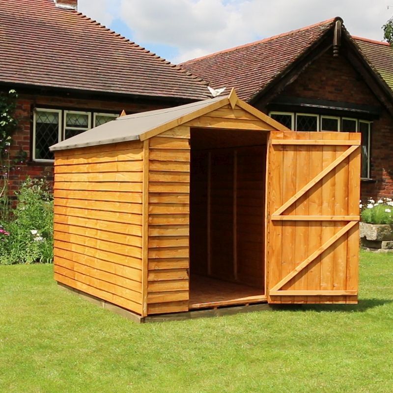 Mercia 6' 3 x 7' 10 Apex Shed - Budget Dip Treated Overlap