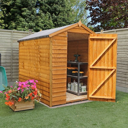 Mercia 6' 3 x 7' 10 Apex Shed - Budget Dip Treated Overlap