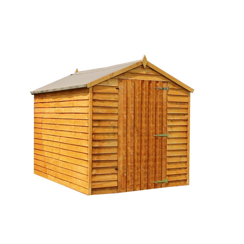 Mercia 6' 3 x 7' 10 Apex Shed - Budget Dip Treated Overlap