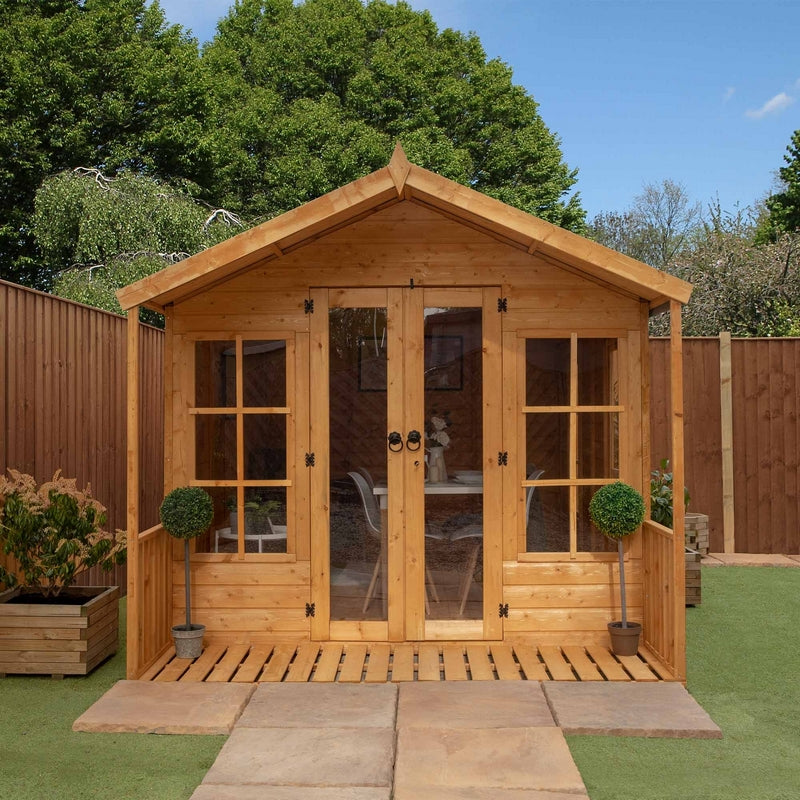 Mercia Wessex 8' 2 x 12' Apex Summerhouse - Premium Dip Treated Shiplap