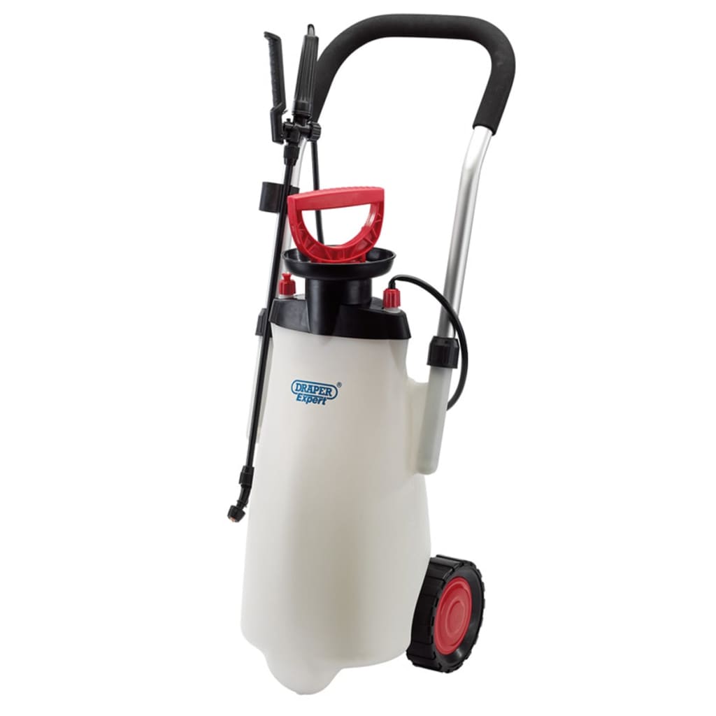 Draper Tools Expert Trolly Pump Sprayer 15 L Red 82583