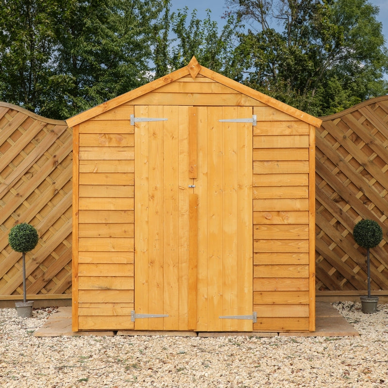 Mercia 6' 2" x 4' 2" Apex Shed - Budget Dip Treated Overlap