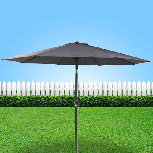 Garden Parasol by Wensum - 2.7M Grey