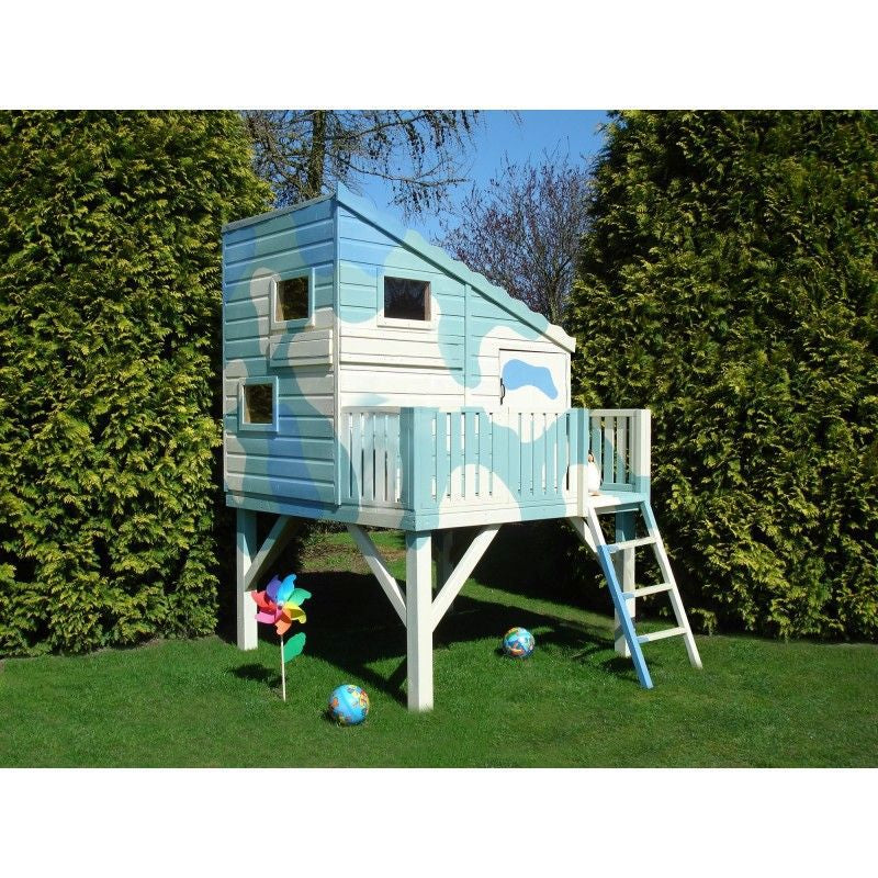 Shire Command Post 5' 10" x 7' 4" Pent Children's Playhouse - Premium Dip Treated Shiplap