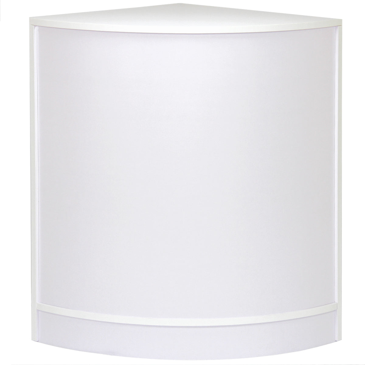 CM60 Retail Corner Counter - Brilliant White