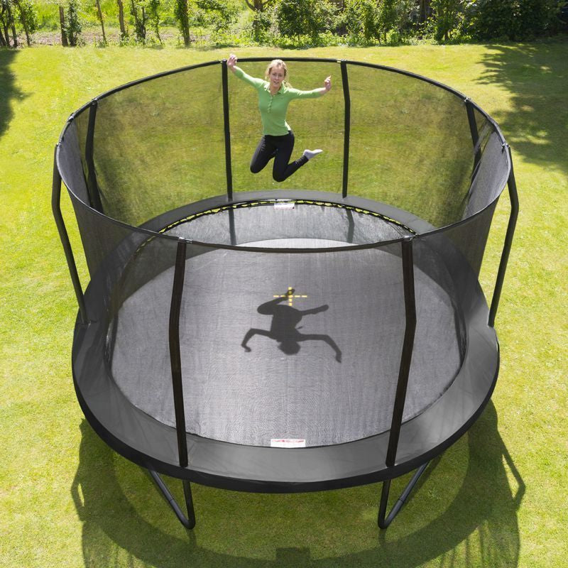 Jumpking JumPOD Oval 14 x 17ft Trampoline Safety Net & Pad