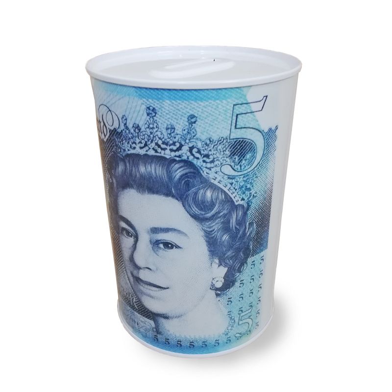 Sterling Money Tin 10 x 15cm Fiver