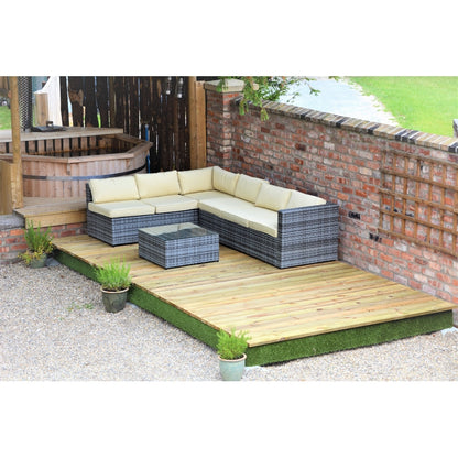 Swift Deck Premium Garden Decking Kit 2.4 x 4.7m