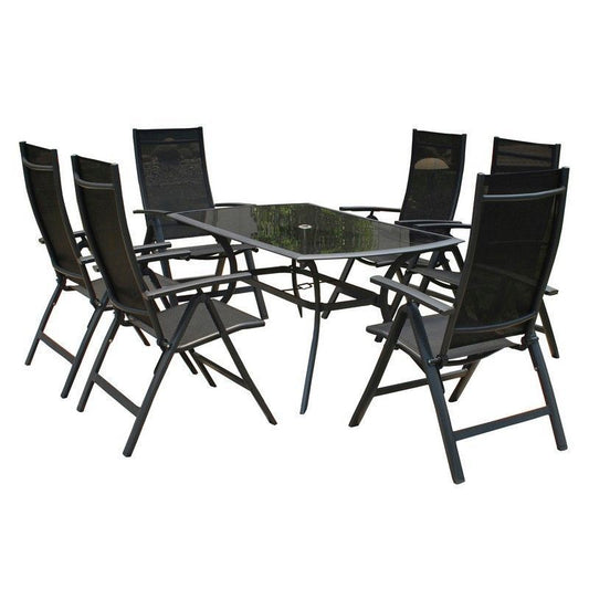 Sorrento Garden Patio Dining Set by Royalcraft - 6 Seats - Croft Home & Garden