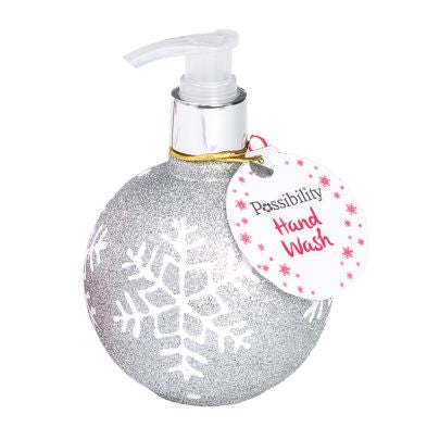 Festive Handwash Snowflake Silver 350ml