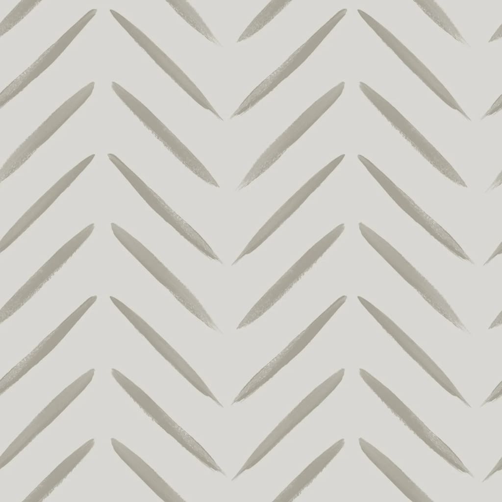 DUTCH WALLCOVERINGS Wallpaper Chevron Taupe