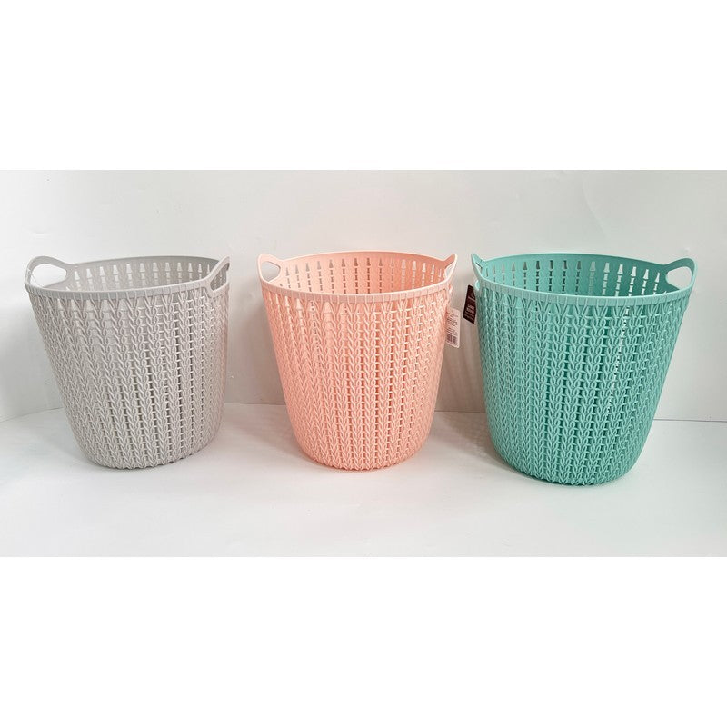 Plastic Basket 19.5 Litres - Green by EA Living