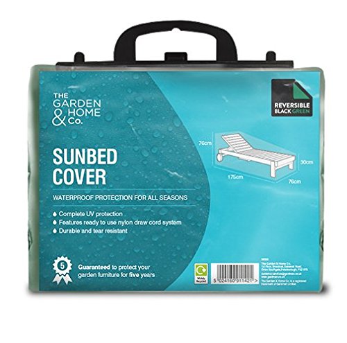 Sunbed Cover, Reversible Green/Black, [36050]-0