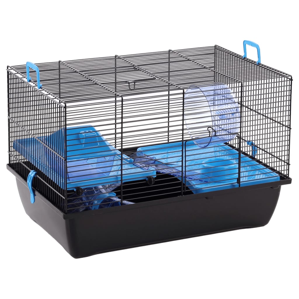 FLAMINGO Hamster Cage Jaro 2 50.5x33x32.5 cm Black and Blue