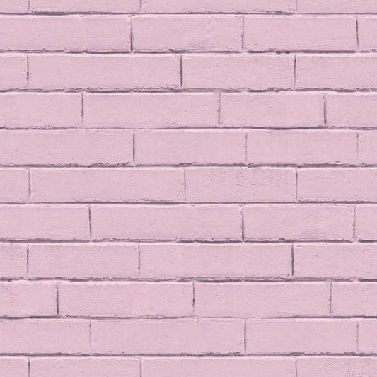 Noordwand Wallpaper Good Vibes Brick Wall Pink