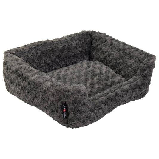 Jack and Vanilla Pet Sofa Softy XS 50x43x17 cm Rosette Grey