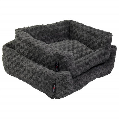 Jack and Vanilla Pet Sofa Softy XS 50x43x17 cm Rosette Grey