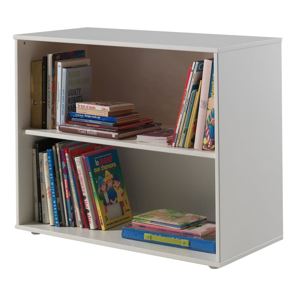 Vipack Bookcase Pino 2-tier Wood White